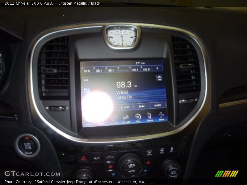 Tungsten Metallic / Black 2012 Chrysler 300 C AWD
