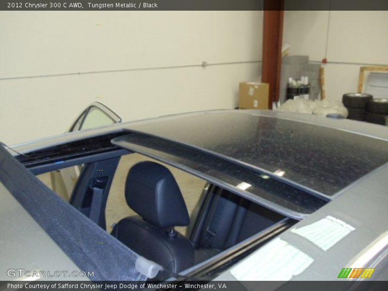 Tungsten Metallic / Black 2012 Chrysler 300 C AWD