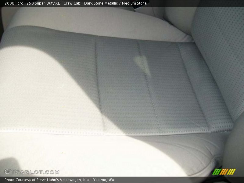 Dark Stone Metallic / Medium Stone 2008 Ford F250 Super Duty XLT Crew Cab