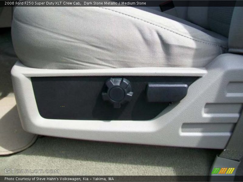 Dark Stone Metallic / Medium Stone 2008 Ford F250 Super Duty XLT Crew Cab