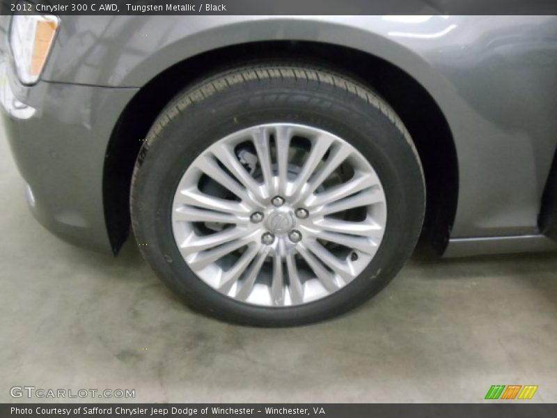 Tungsten Metallic / Black 2012 Chrysler 300 C AWD