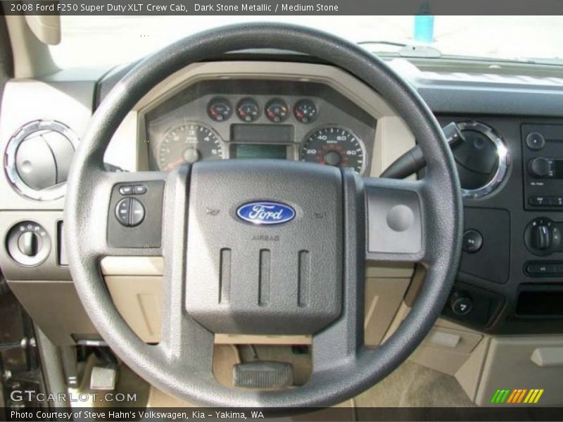  2008 F250 Super Duty XLT Crew Cab Steering Wheel