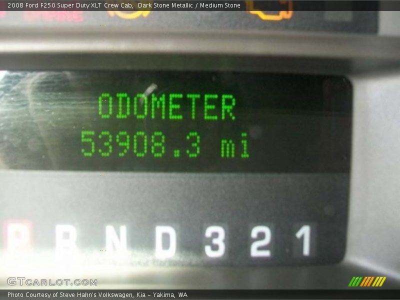 Dark Stone Metallic / Medium Stone 2008 Ford F250 Super Duty XLT Crew Cab