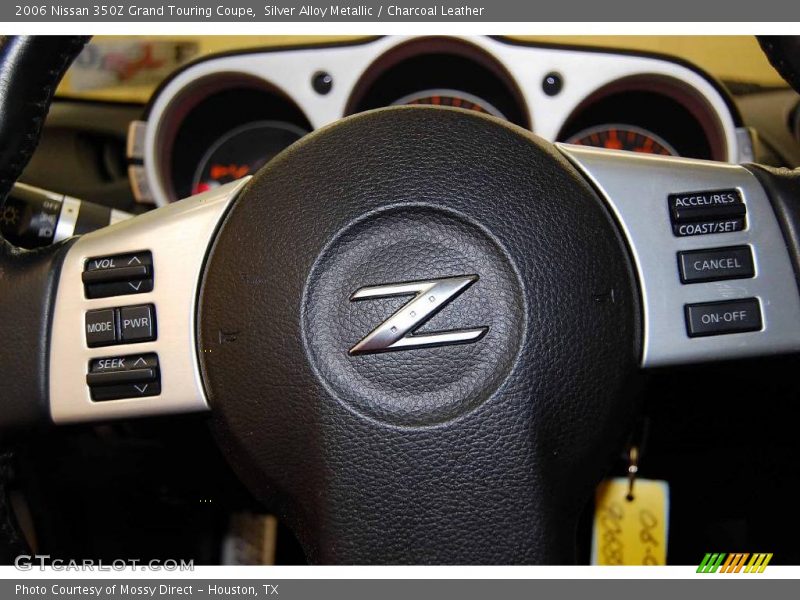 Silver Alloy Metallic / Charcoal Leather 2006 Nissan 350Z Grand Touring Coupe