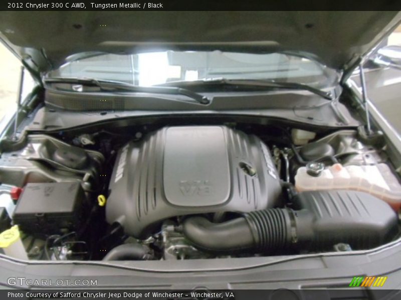 Tungsten Metallic / Black 2012 Chrysler 300 C AWD