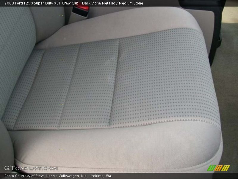 Dark Stone Metallic / Medium Stone 2008 Ford F250 Super Duty XLT Crew Cab