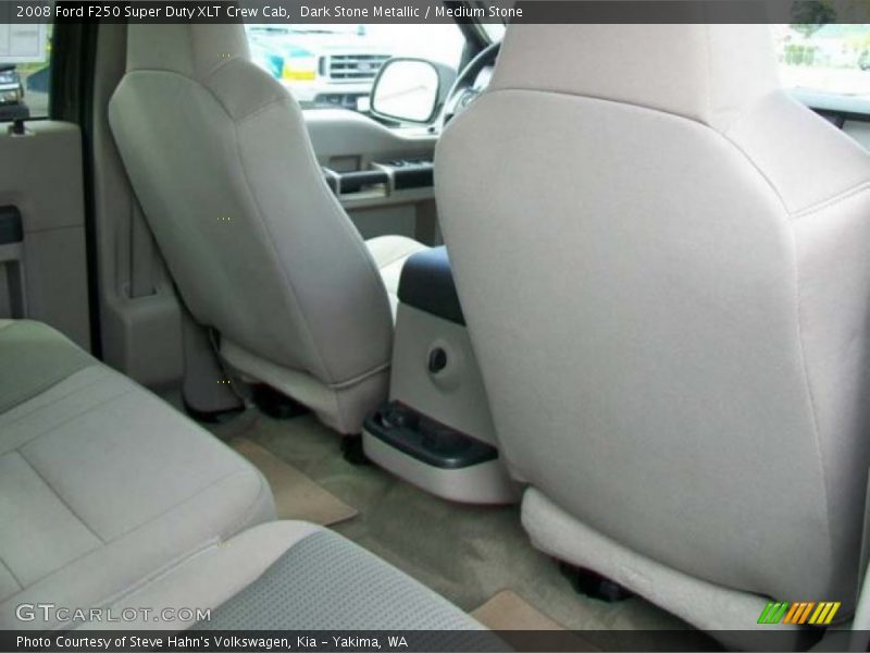 Dark Stone Metallic / Medium Stone 2008 Ford F250 Super Duty XLT Crew Cab