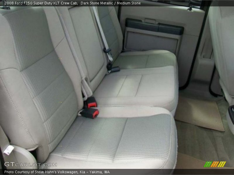 Dark Stone Metallic / Medium Stone 2008 Ford F250 Super Duty XLT Crew Cab