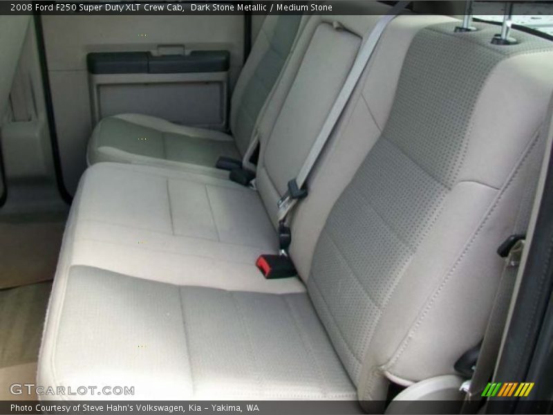 Dark Stone Metallic / Medium Stone 2008 Ford F250 Super Duty XLT Crew Cab