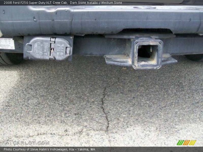 Dark Stone Metallic / Medium Stone 2008 Ford F250 Super Duty XLT Crew Cab