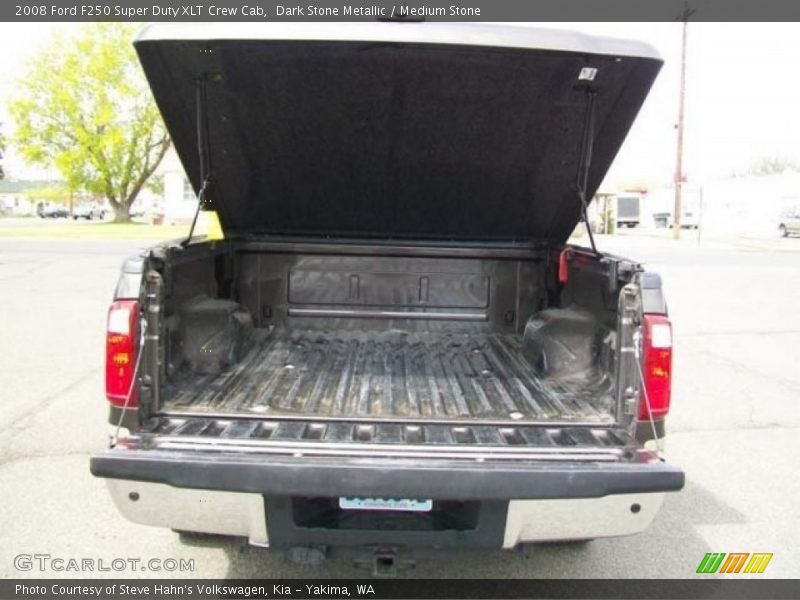 Dark Stone Metallic / Medium Stone 2008 Ford F250 Super Duty XLT Crew Cab