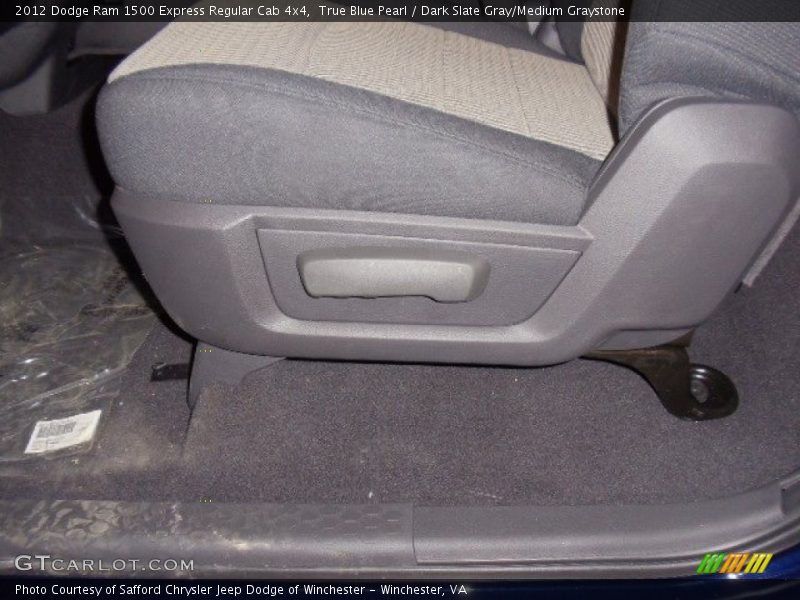 True Blue Pearl / Dark Slate Gray/Medium Graystone 2012 Dodge Ram 1500 Express Regular Cab 4x4