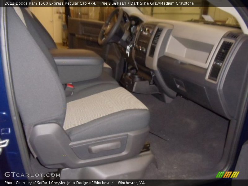 True Blue Pearl / Dark Slate Gray/Medium Graystone 2012 Dodge Ram 1500 Express Regular Cab 4x4