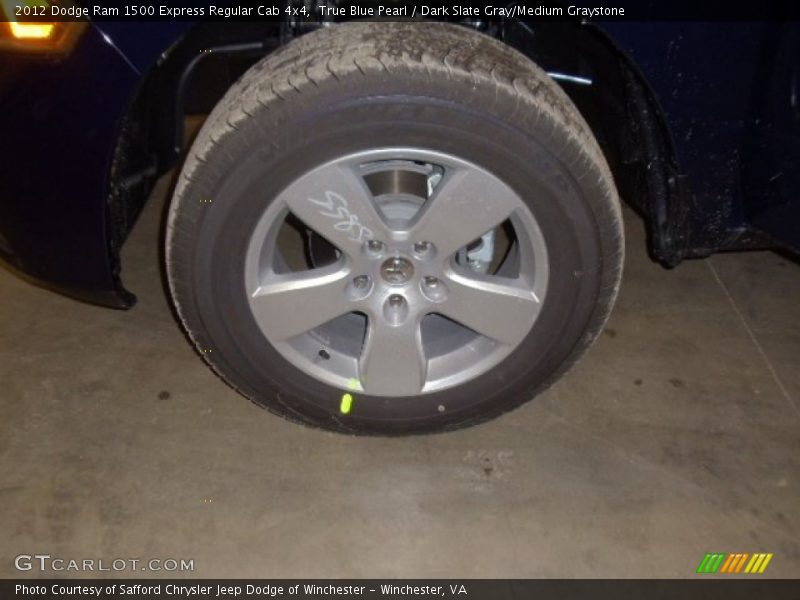 True Blue Pearl / Dark Slate Gray/Medium Graystone 2012 Dodge Ram 1500 Express Regular Cab 4x4