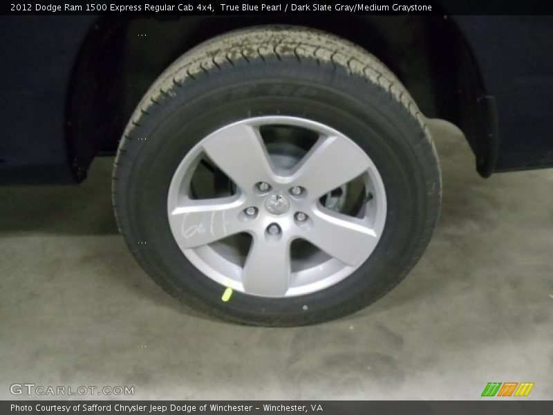 True Blue Pearl / Dark Slate Gray/Medium Graystone 2012 Dodge Ram 1500 Express Regular Cab 4x4