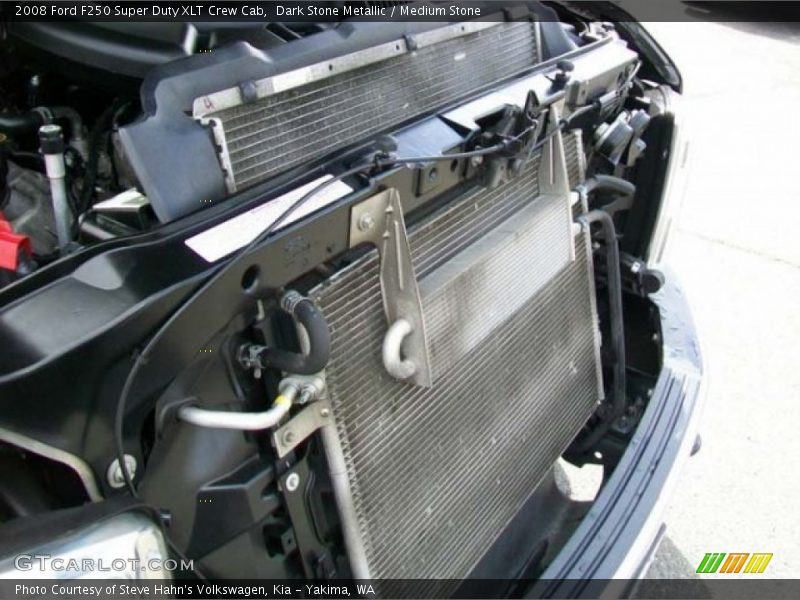 Dark Stone Metallic / Medium Stone 2008 Ford F250 Super Duty XLT Crew Cab