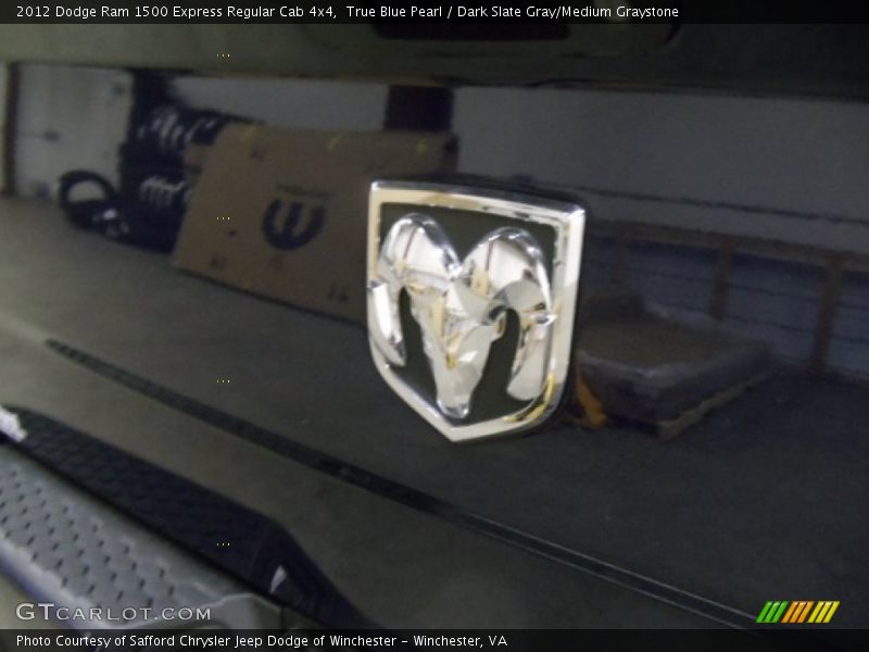 True Blue Pearl / Dark Slate Gray/Medium Graystone 2012 Dodge Ram 1500 Express Regular Cab 4x4