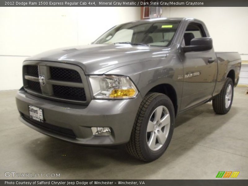 Mineral Gray Metallic / Dark Slate Gray/Medium Graystone 2012 Dodge Ram 1500 Express Regular Cab 4x4