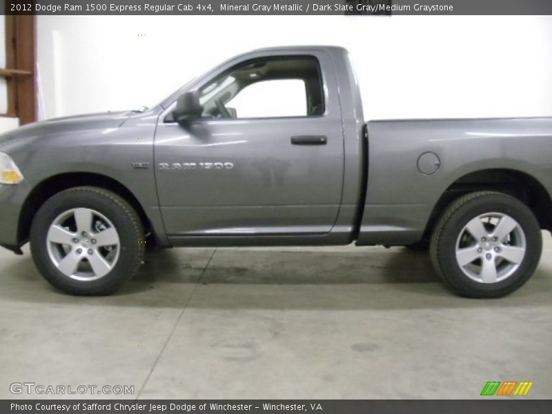 Mineral Gray Metallic / Dark Slate Gray/Medium Graystone 2012 Dodge Ram 1500 Express Regular Cab 4x4