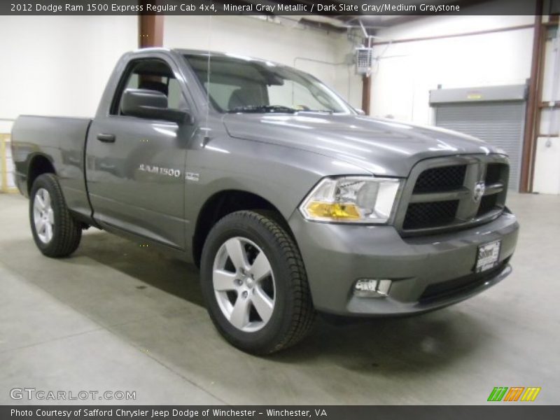 Mineral Gray Metallic / Dark Slate Gray/Medium Graystone 2012 Dodge Ram 1500 Express Regular Cab 4x4