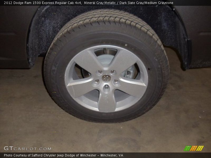 Mineral Gray Metallic / Dark Slate Gray/Medium Graystone 2012 Dodge Ram 1500 Express Regular Cab 4x4