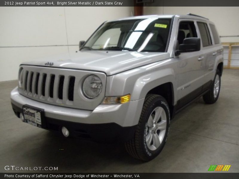 Bright Silver Metallic / Dark Slate Gray 2012 Jeep Patriot Sport 4x4