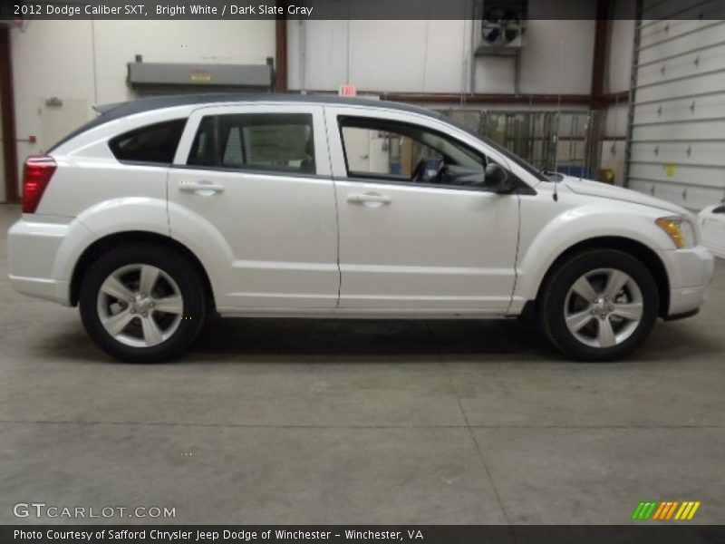 Bright White / Dark Slate Gray 2012 Dodge Caliber SXT