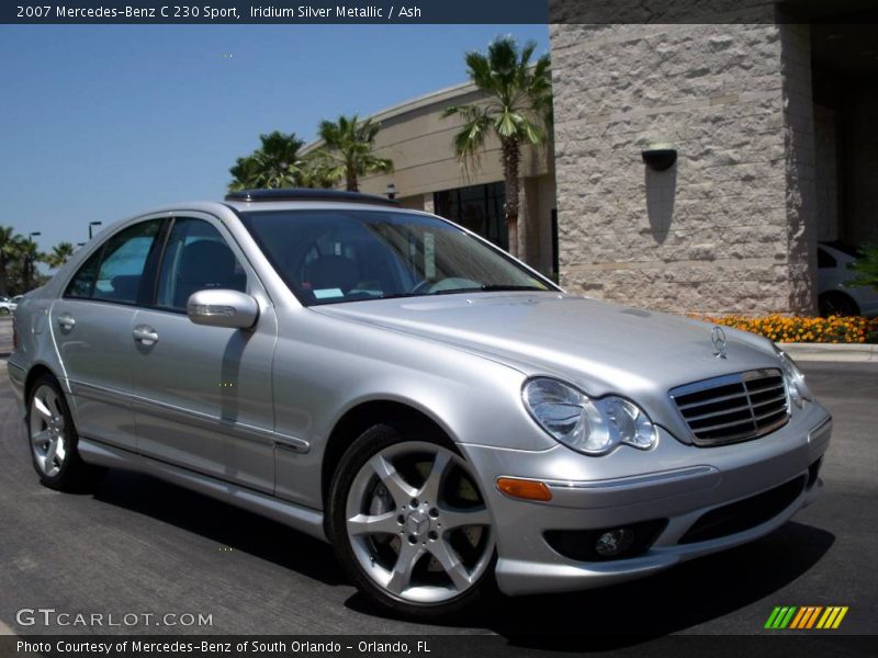 Iridium Silver Metallic / Ash 2007 Mercedes-Benz C 230 Sport