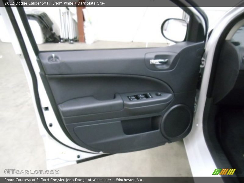 Bright White / Dark Slate Gray 2012 Dodge Caliber SXT