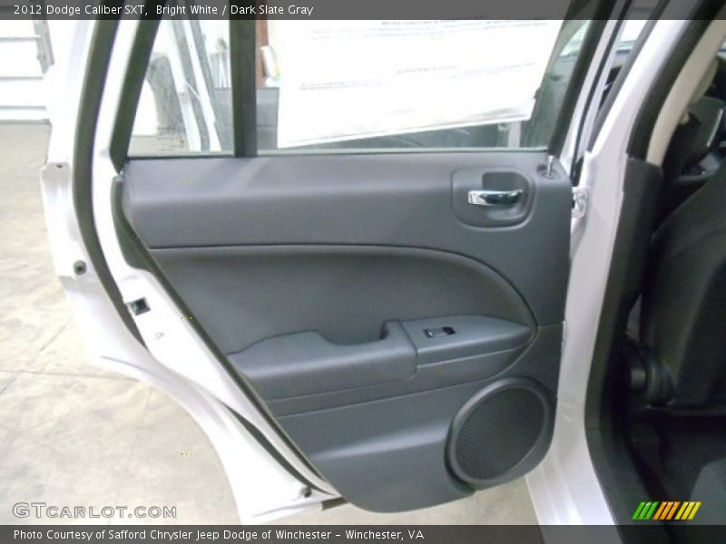 Bright White / Dark Slate Gray 2012 Dodge Caliber SXT