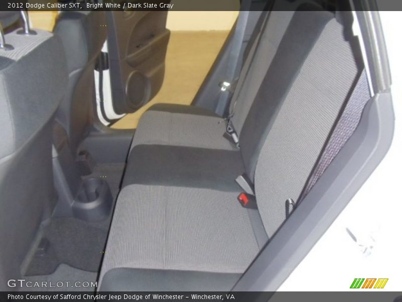 Bright White / Dark Slate Gray 2012 Dodge Caliber SXT