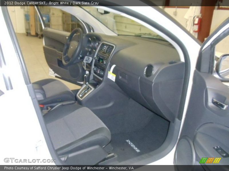 Bright White / Dark Slate Gray 2012 Dodge Caliber SXT