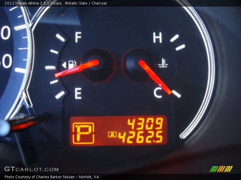 Metallic Slate / Charcoal 2011 Nissan Altima 2.5 S Coupe