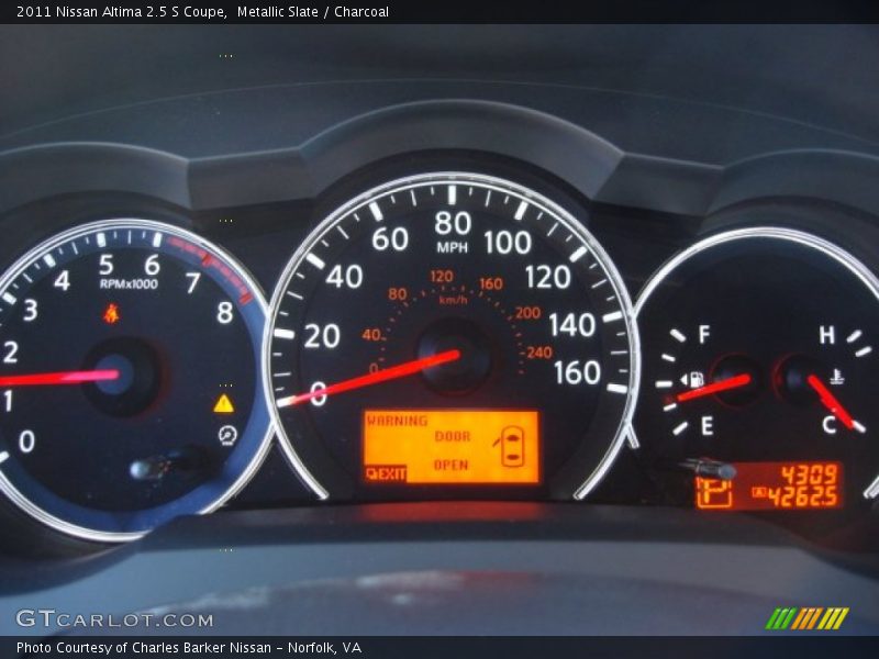 Metallic Slate / Charcoal 2011 Nissan Altima 2.5 S Coupe