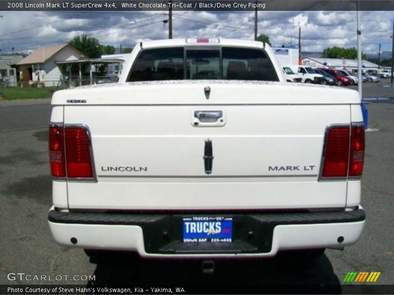 White Chocolate Tri-Coat / Black/Dove Grey Piping 2008 Lincoln Mark LT SuperCrew 4x4