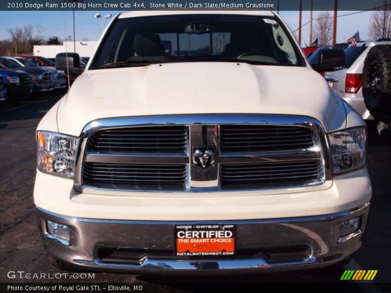 Stone White / Dark Slate/Medium Graystone 2010 Dodge Ram 1500 Big Horn Crew Cab 4x4