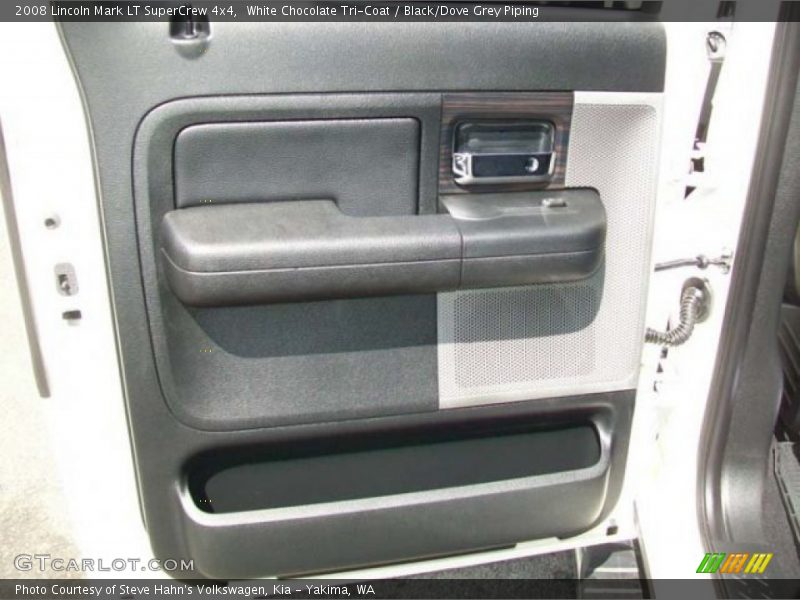 White Chocolate Tri-Coat / Black/Dove Grey Piping 2008 Lincoln Mark LT SuperCrew 4x4