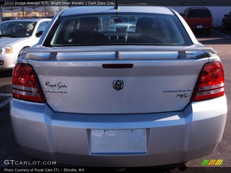 Bright Silver Metallic / Dark Slate Gray 2010 Dodge Avenger R/T