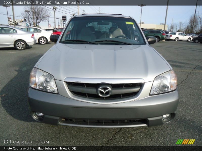 Platinum Metallic / Gray 2001 Mazda Tribute ES V6 4WD