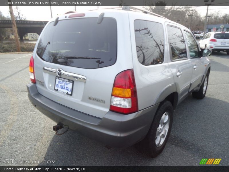 Platinum Metallic / Gray 2001 Mazda Tribute ES V6 4WD