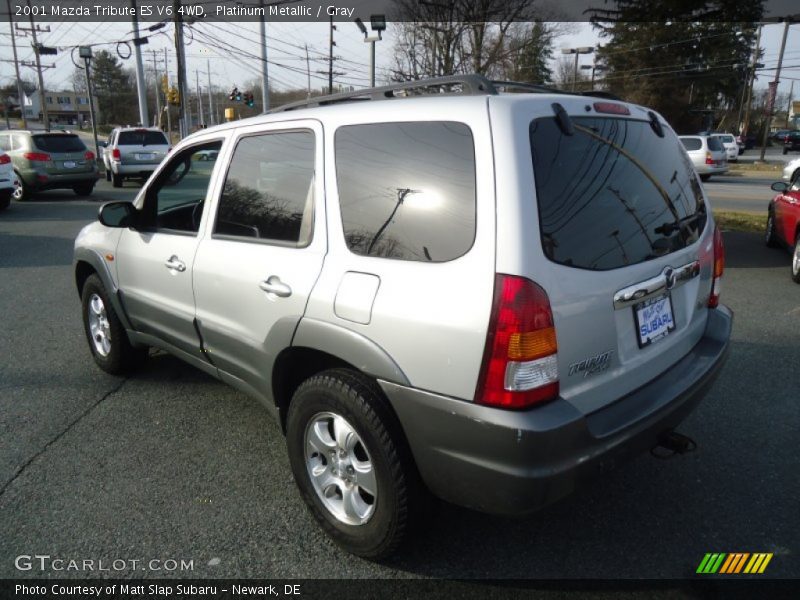 Platinum Metallic / Gray 2001 Mazda Tribute ES V6 4WD