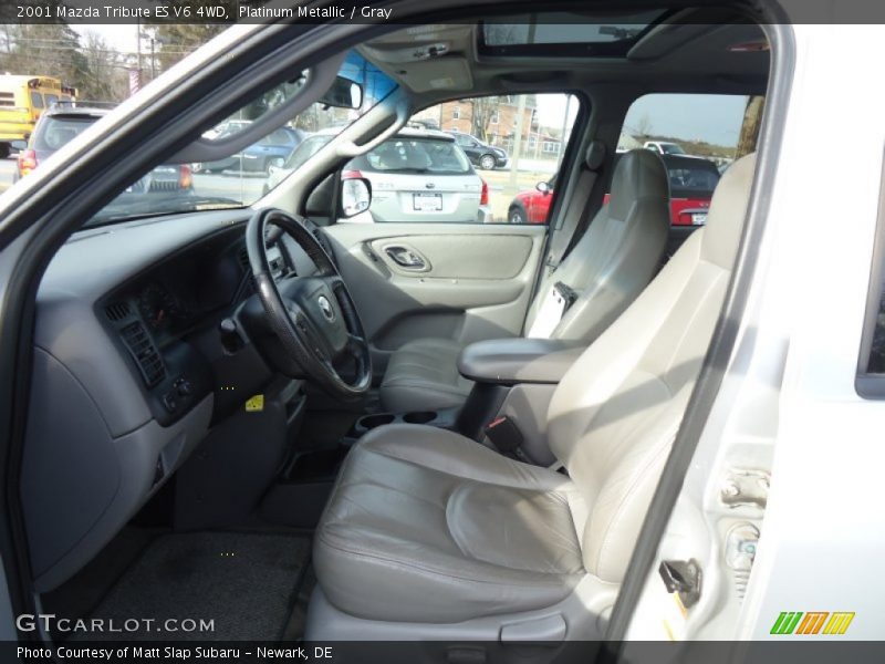 Platinum Metallic / Gray 2001 Mazda Tribute ES V6 4WD