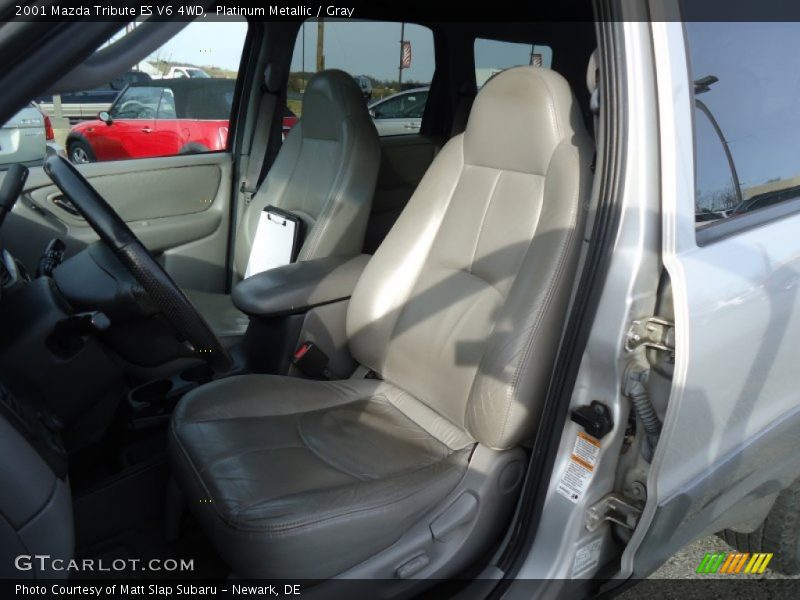 Platinum Metallic / Gray 2001 Mazda Tribute ES V6 4WD