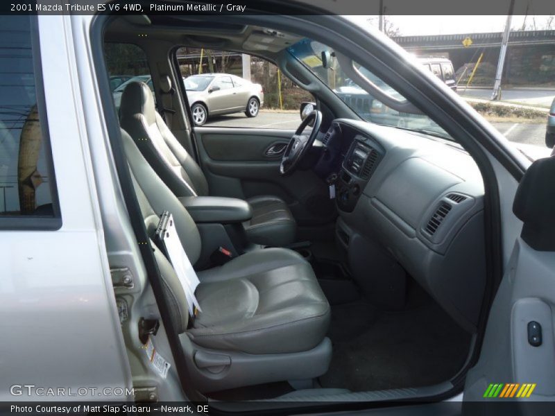 Platinum Metallic / Gray 2001 Mazda Tribute ES V6 4WD