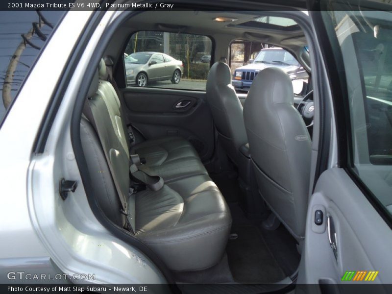 Platinum Metallic / Gray 2001 Mazda Tribute ES V6 4WD