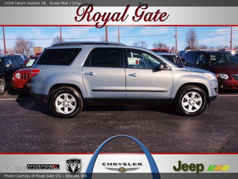 Ocean Mist / Gray 2008 Saturn Outlook XE