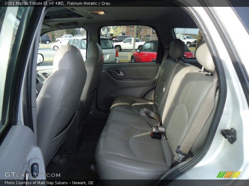 Platinum Metallic / Gray 2001 Mazda Tribute ES V6 4WD