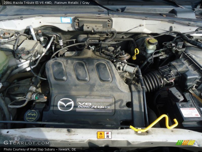 Platinum Metallic / Gray 2001 Mazda Tribute ES V6 4WD