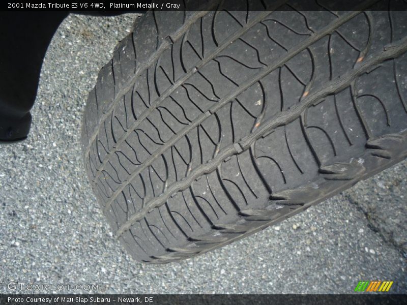 Platinum Metallic / Gray 2001 Mazda Tribute ES V6 4WD