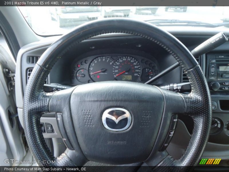 Platinum Metallic / Gray 2001 Mazda Tribute ES V6 4WD